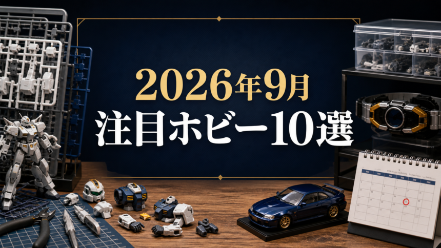 2026年9月発売予定の買取価値が上がりやすいホビー注目作10選【最新スケジュール】