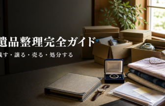 遺品整理完全ガイド｜残す・譲る・売る・処分する
