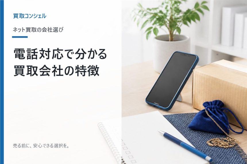 電話対応で分かる買取会社の特徴
