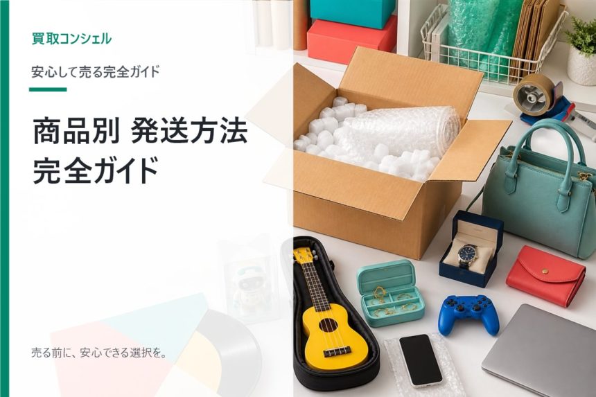 商品別の宅配買取発送方法完全ガイド