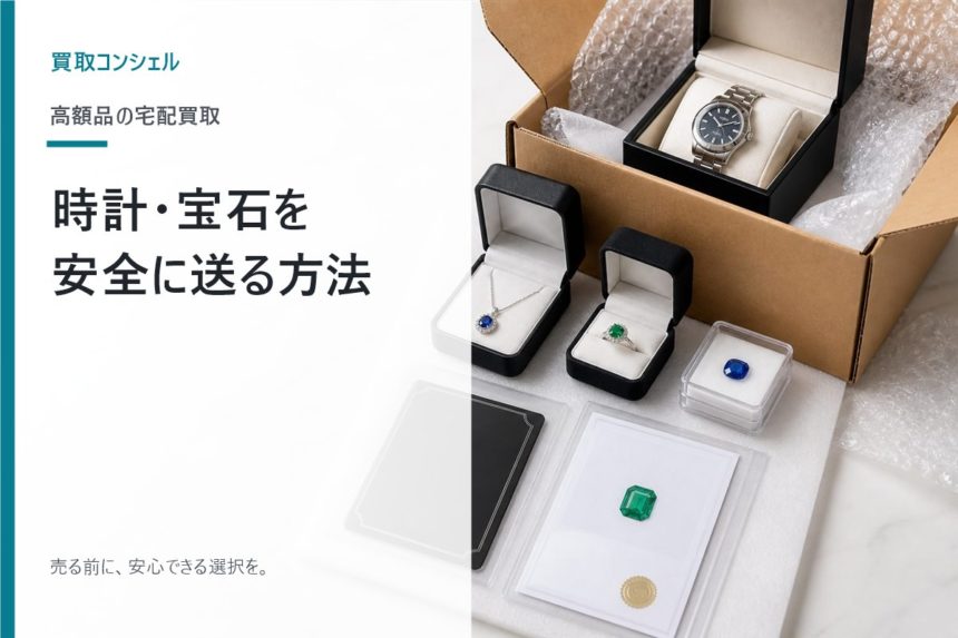 時計と宝石を安全に送る方法