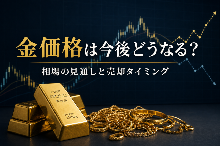 金価格は今後どうなる？相場の見通しと売却タイミング
