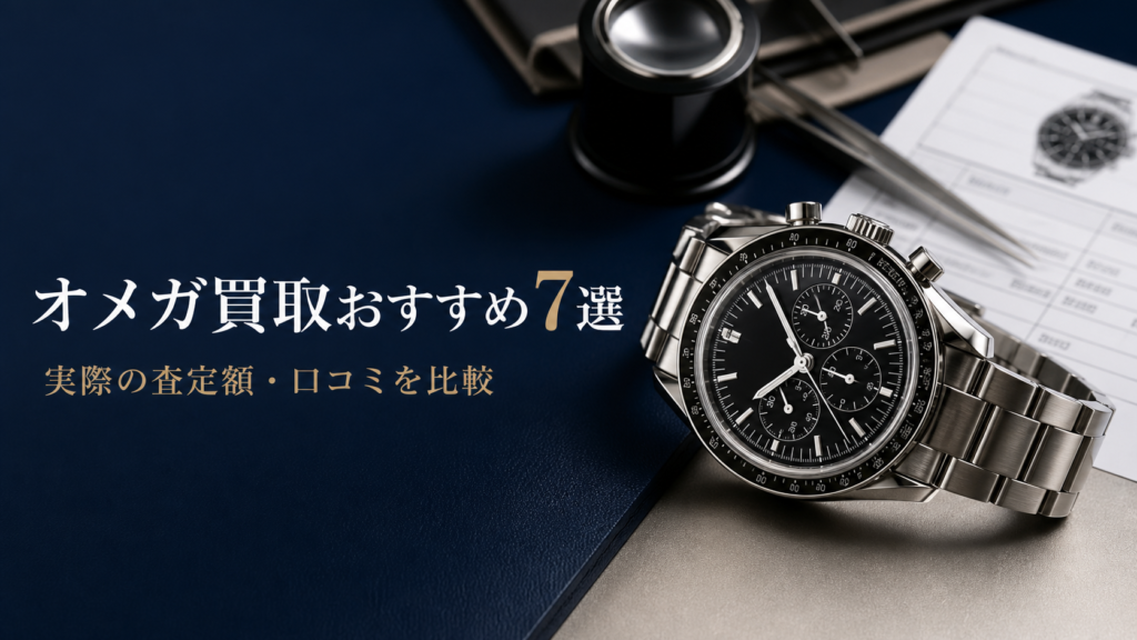 オメガ買取おすすめ7選｜実査定22万円・67万円のリアル体験談と口コミを比較