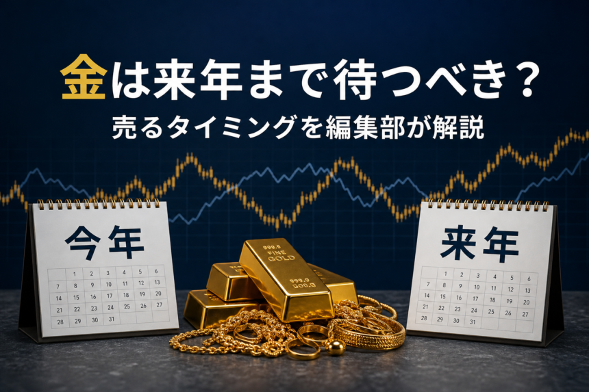 金は来年まで待つべき？売るタイミングを編集部が解説