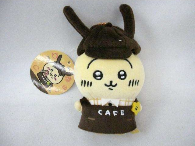 ちいかわカフェ うさぎ カフェの店員さんマスコット
