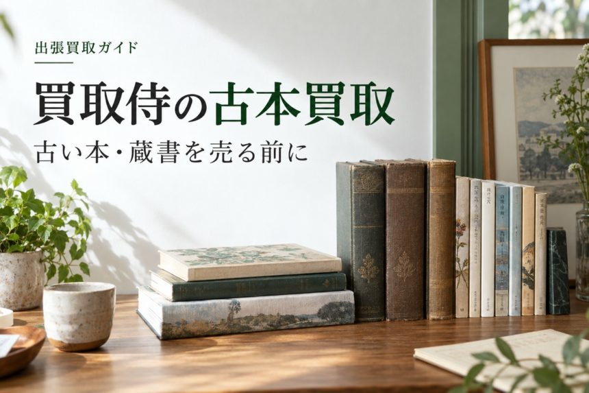 買取侍の古本買取利用ガイド（編集部制作イメージ）
