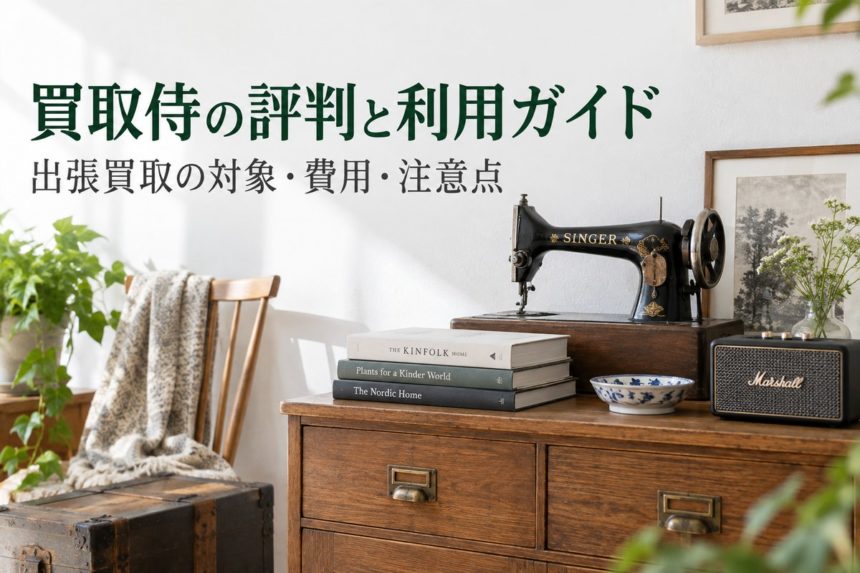 買取侍の総合買取利用ガイド（編集部制作イメージ）