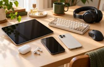 スマートフォン・タブレット・イヤホンなどの生成イメージ。買取実績ではありません。